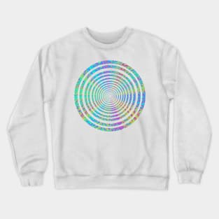 Summer Breeze. Colors of summer, blue, yellow, purple, green. Crewneck Sweatshirt